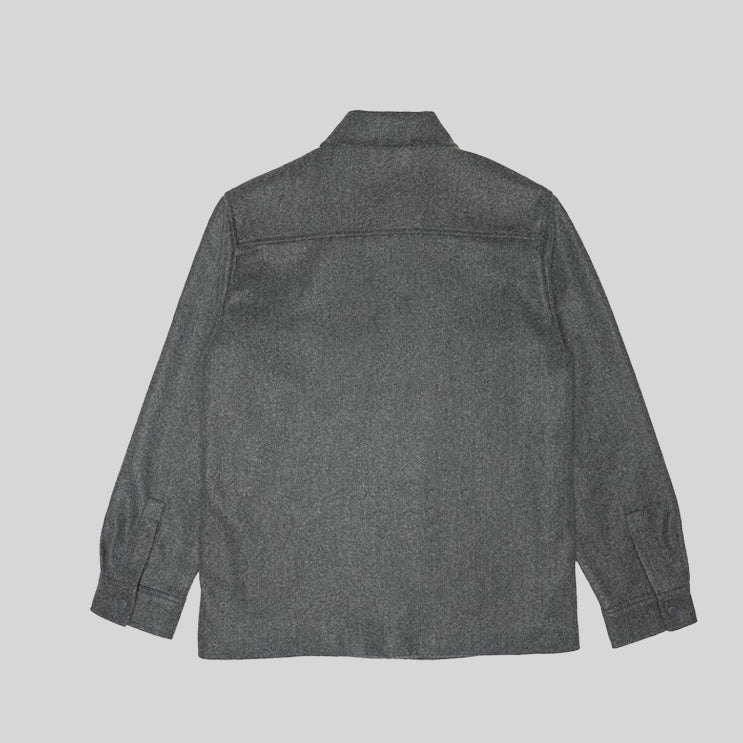 ZAC GREY GREEN QUILTED OVERSHIRT