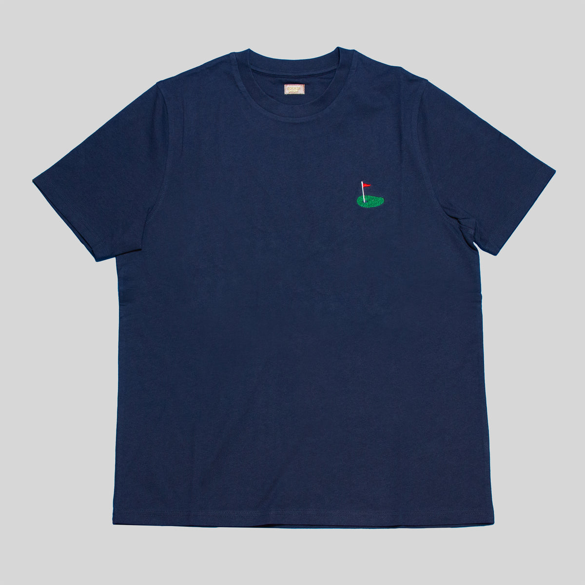 NAVY EMB T-SHIRT - GOLF FLAG | CommonPeople