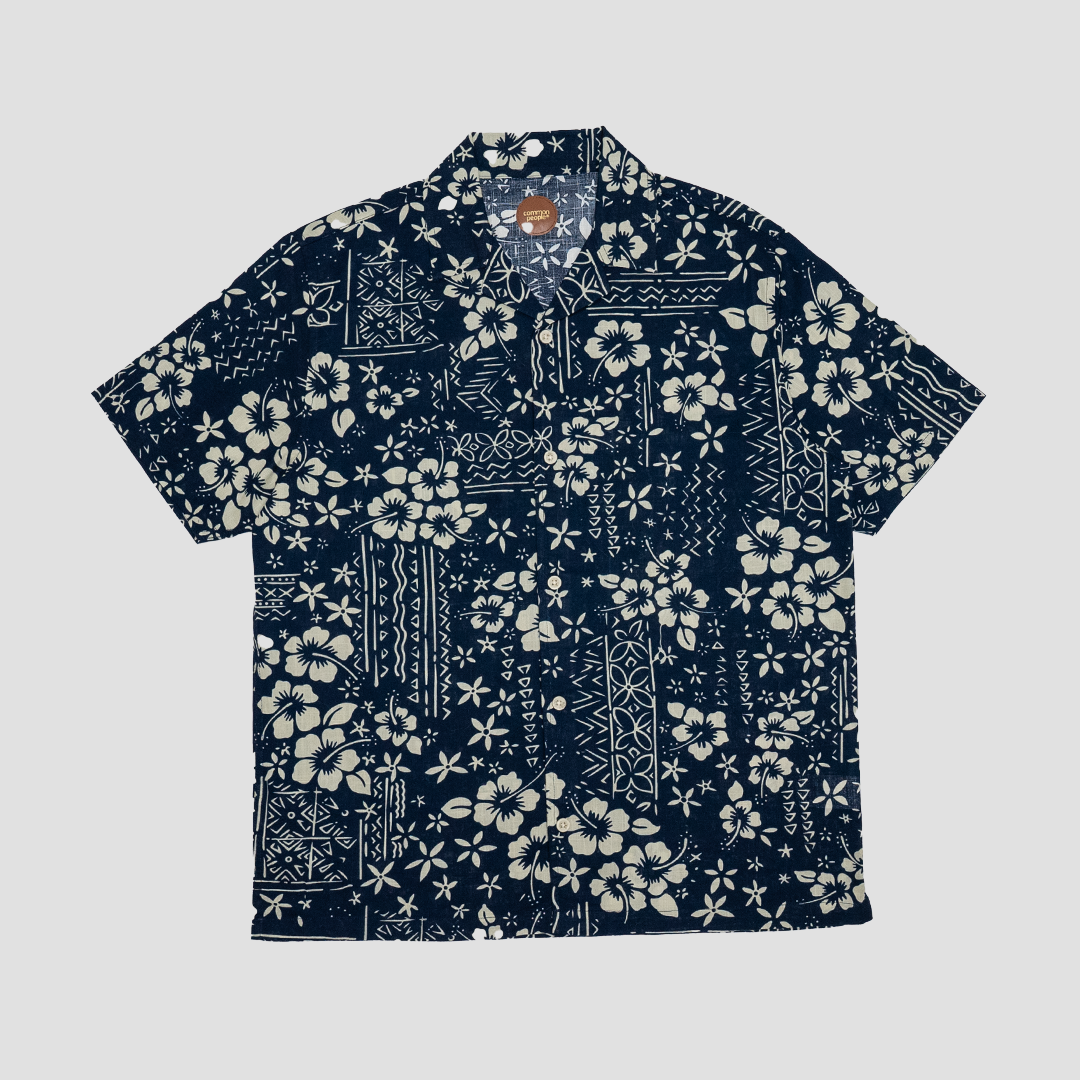 ALOHA SS SHIRT – NAVY