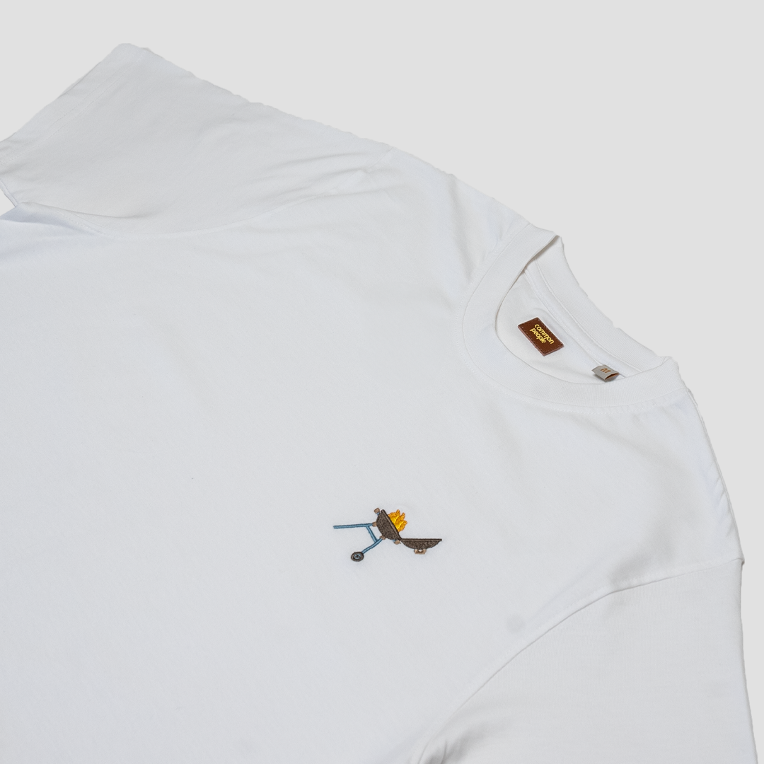 EMBROIDERED T-SHIRT - BBQ
