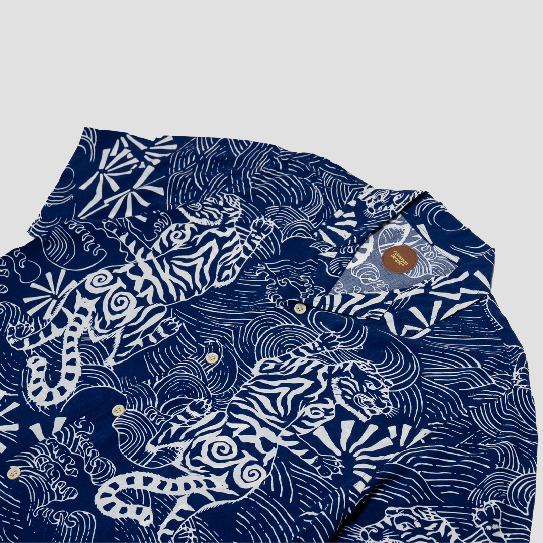 MAUI SS SHIRT – NAVY