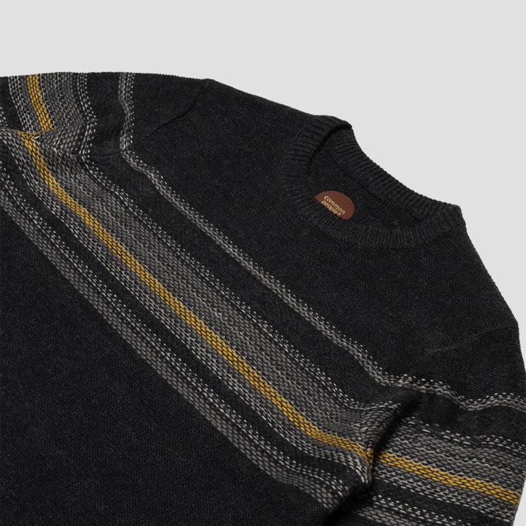 MOVER STRIPE CREW DARK GREY