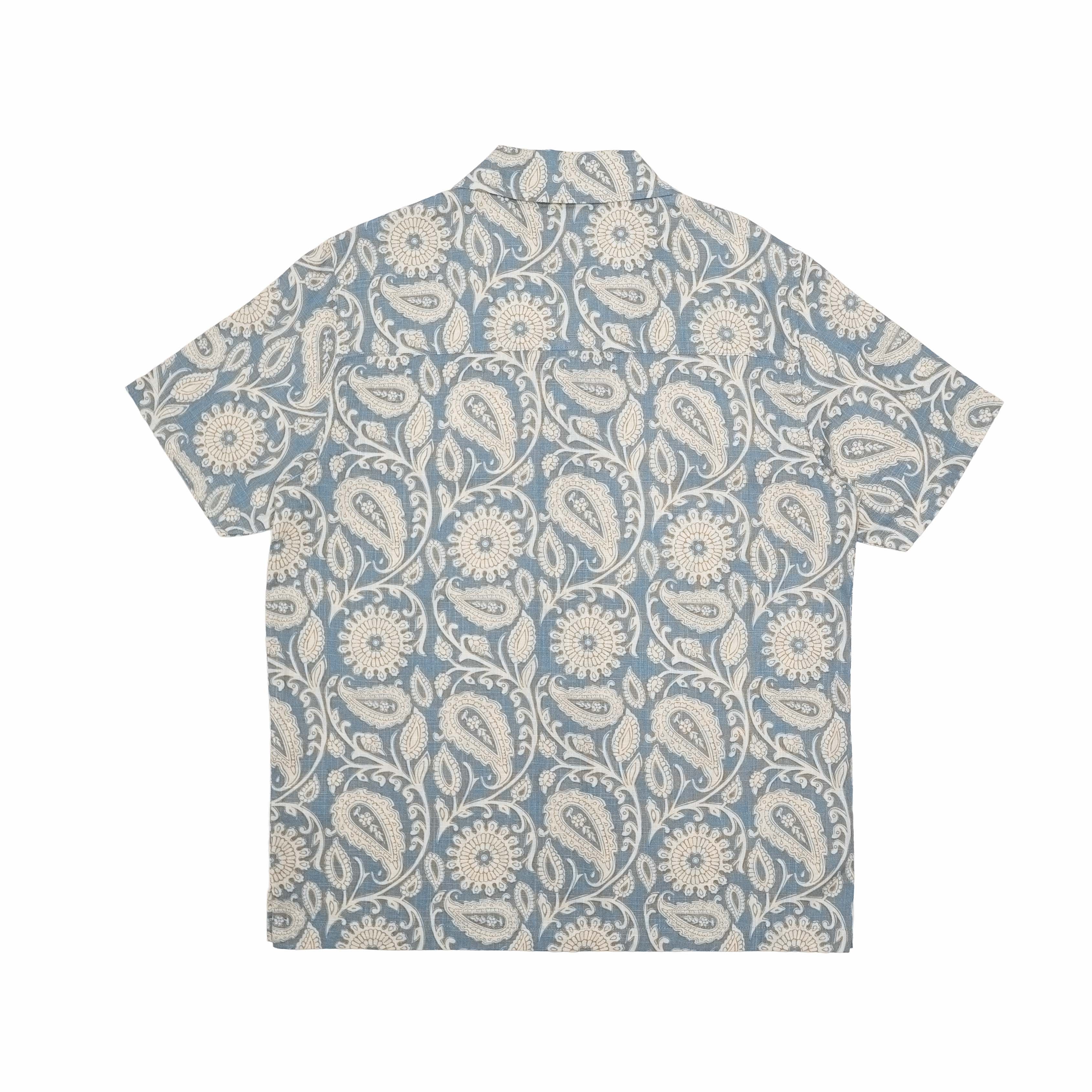 PAISLEY SS SHIRT TEAL