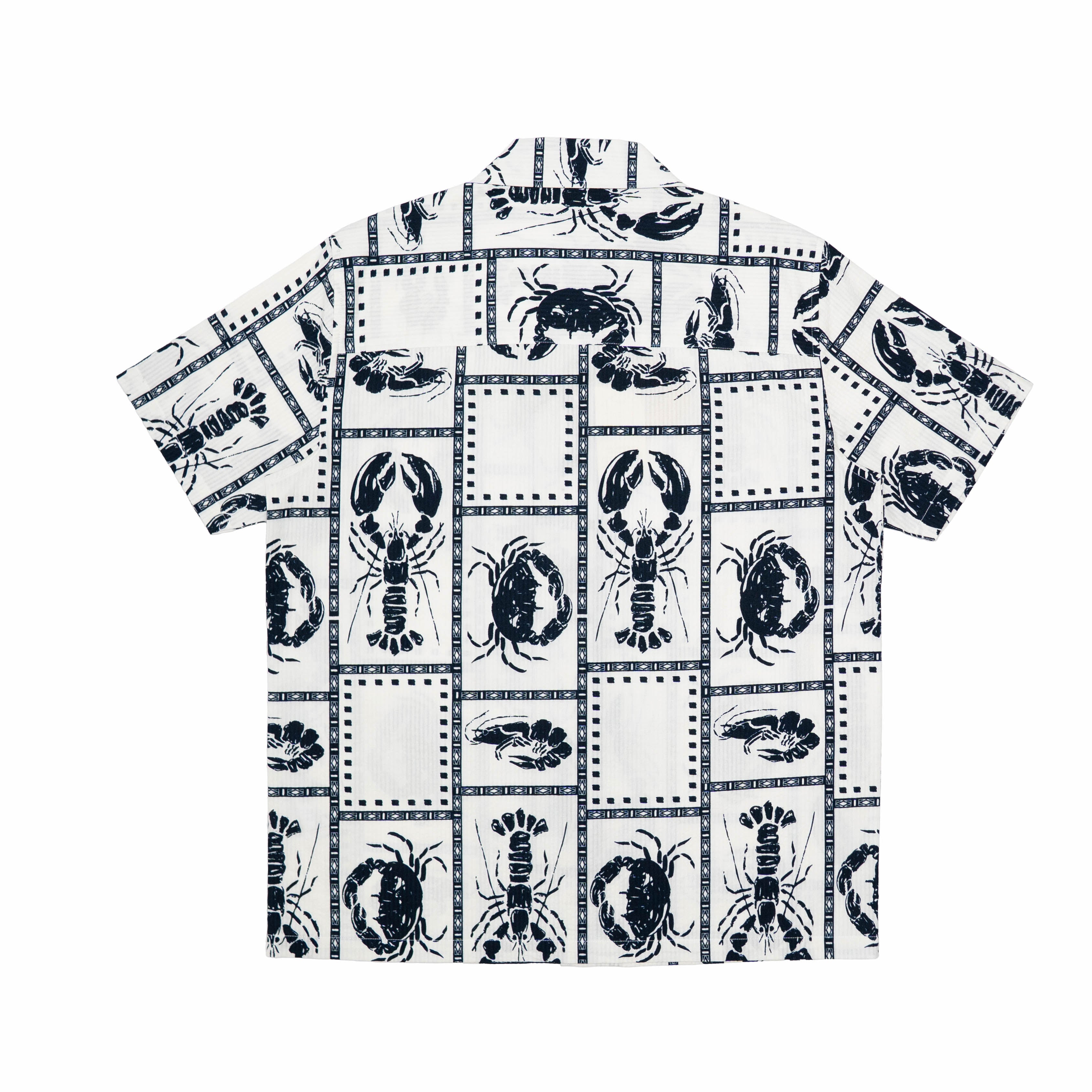 LOBSTER SS SEERSUCKER SHIRT BLACK
