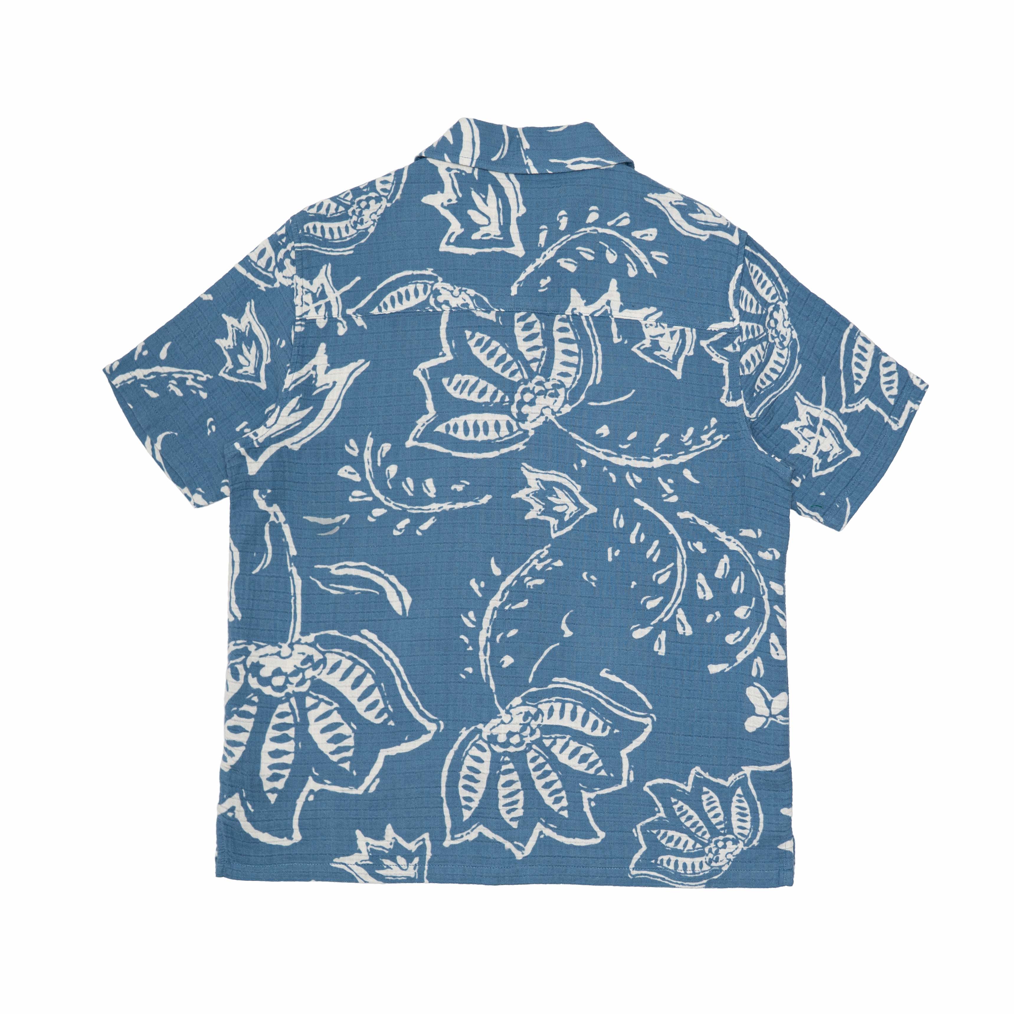 WILLS GAUZE SS SHIRT NAVY