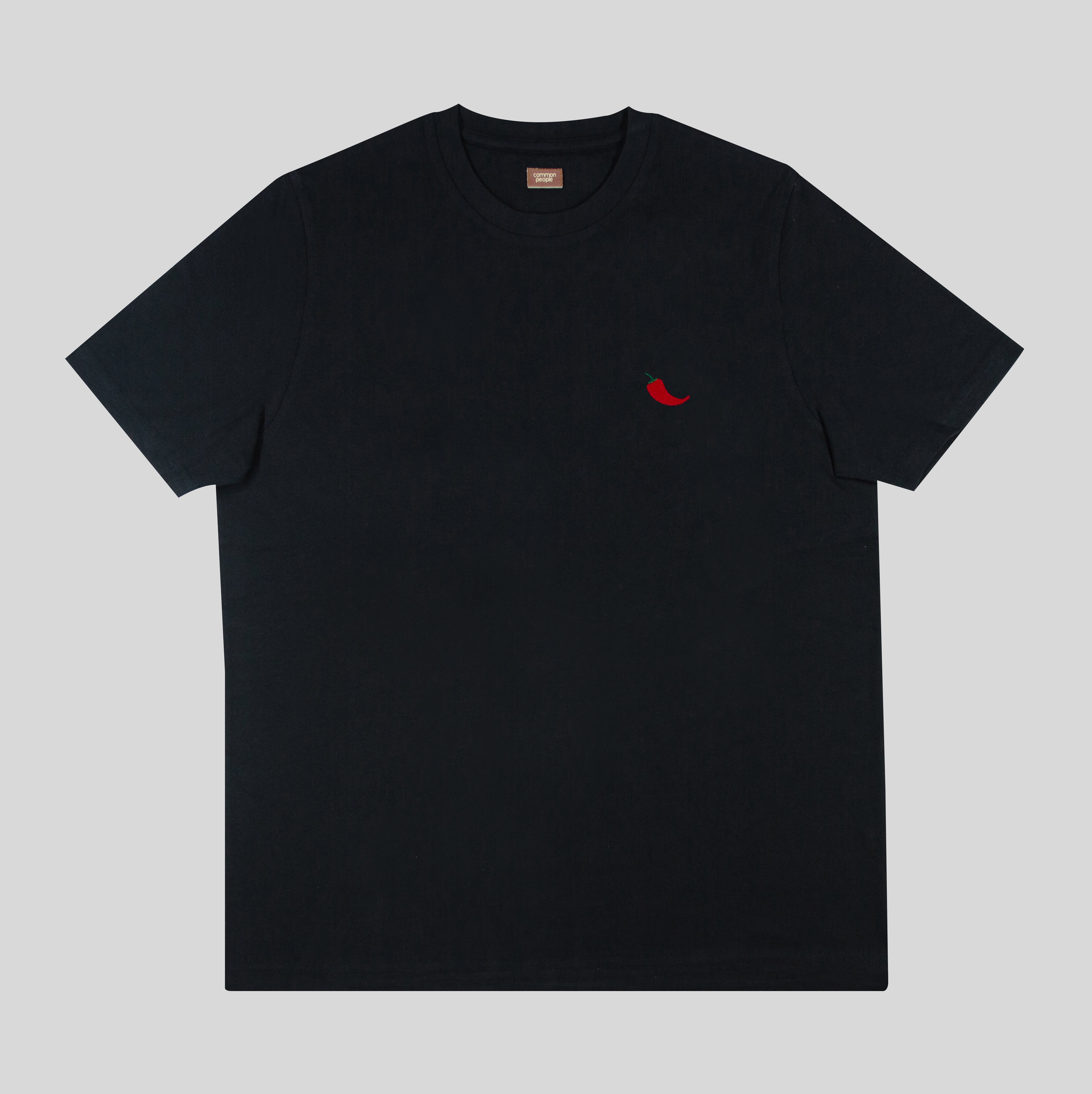 EMBROIDERED T-SHIRT - CHILLI