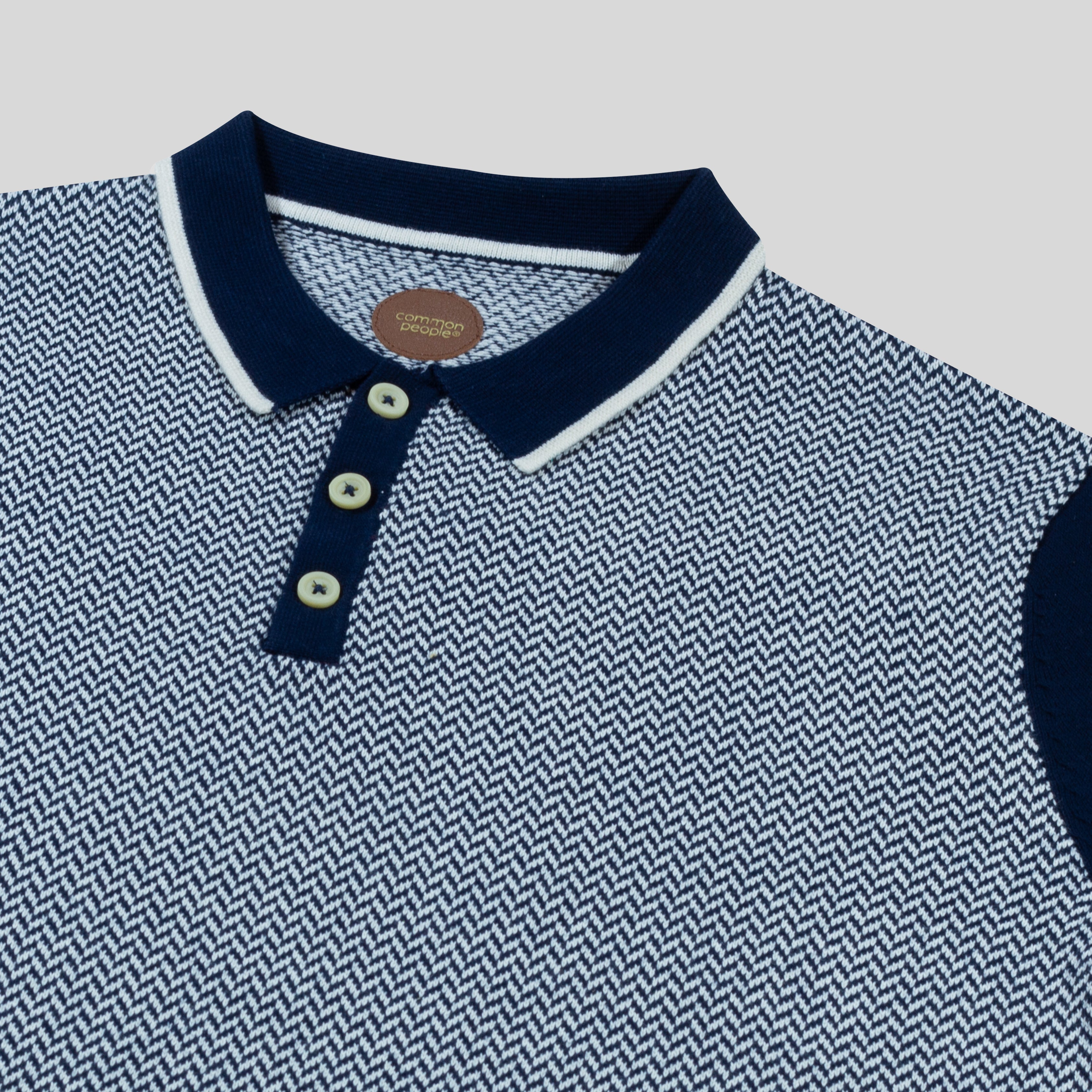 COLLINS - KNITTED POLO