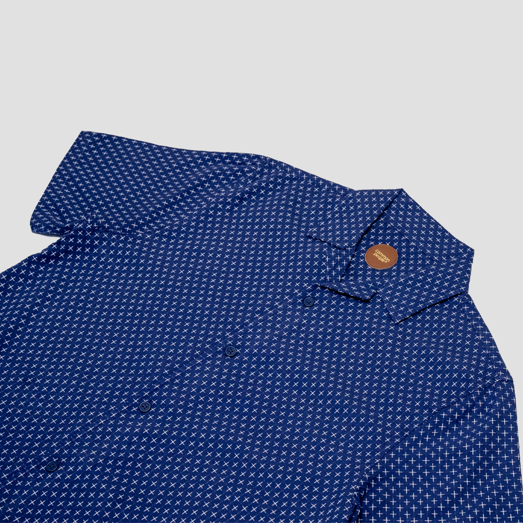 MAX CROSS SS SHIRT – INDIGO