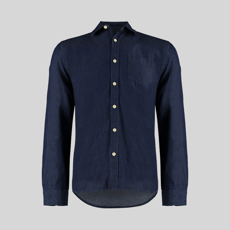 60Z DENIM SHIRT - BLUE