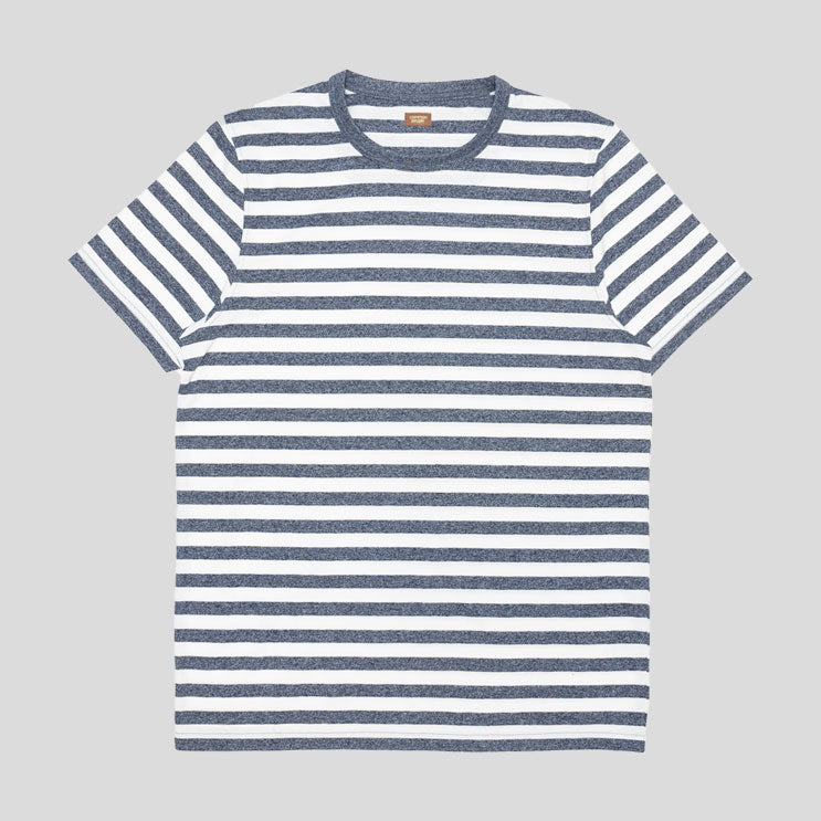 GOLD SS STRIPED T-SHIRT - BLUE