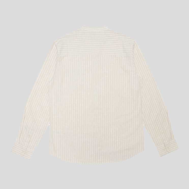 ORIONL LS SHIRT - STONE/STRIPE