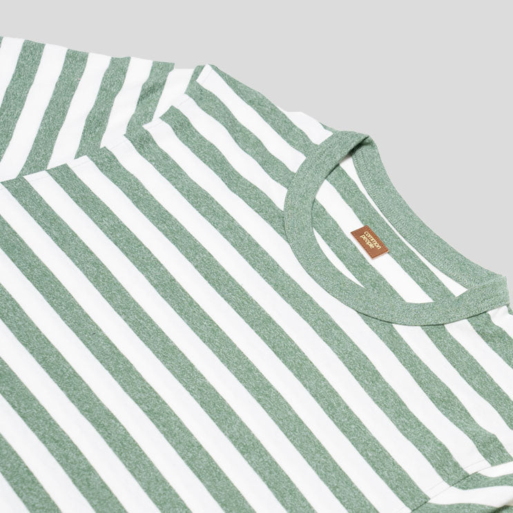 GOLD SS STRIPED T-SHIRT - GREEN