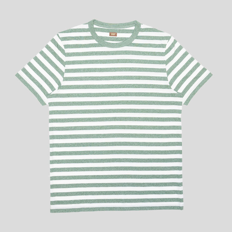 GOLD SS STRIPED T-SHIRT - GREEN