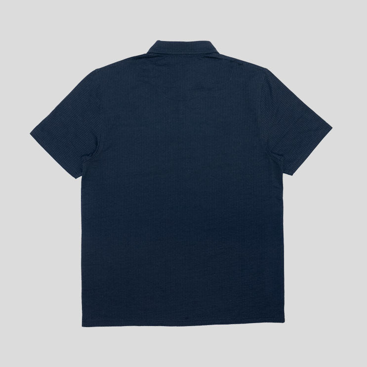 DANNY SS POLO SEERSUCKER - NAVY