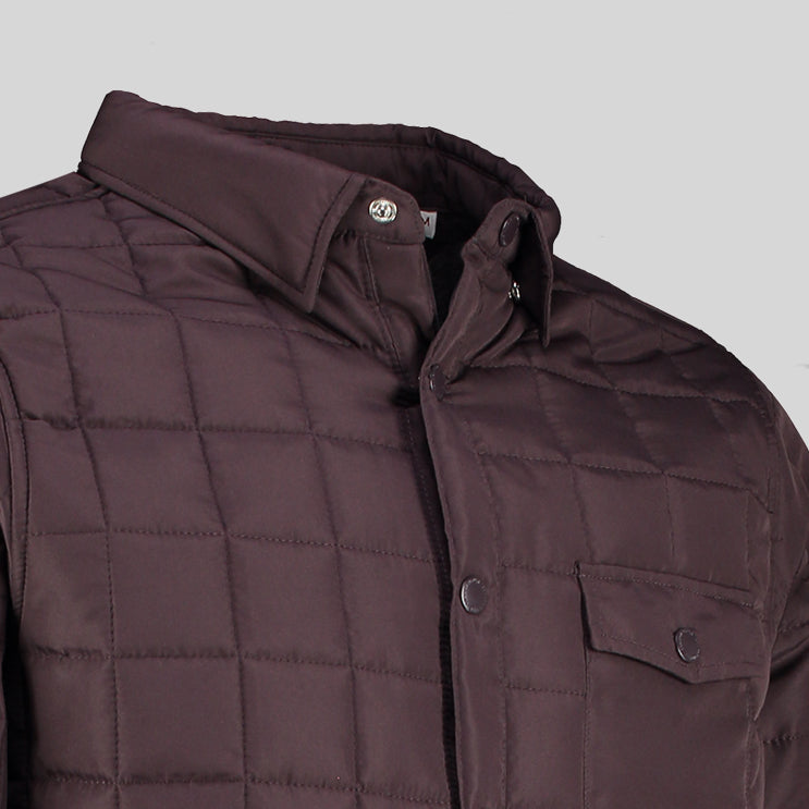 NICK BURG QUILTED SHACKET