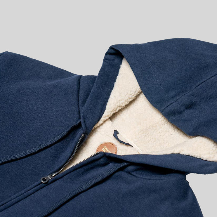 RODDY ZIP THROUGH NAVY HOODIE