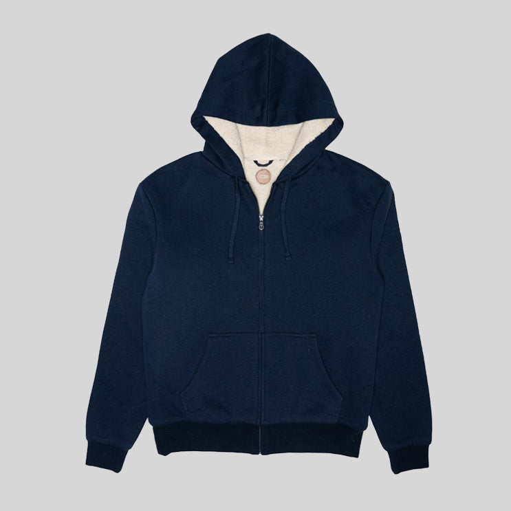 RODDY ZIP THROUGH NAVY HOODIE