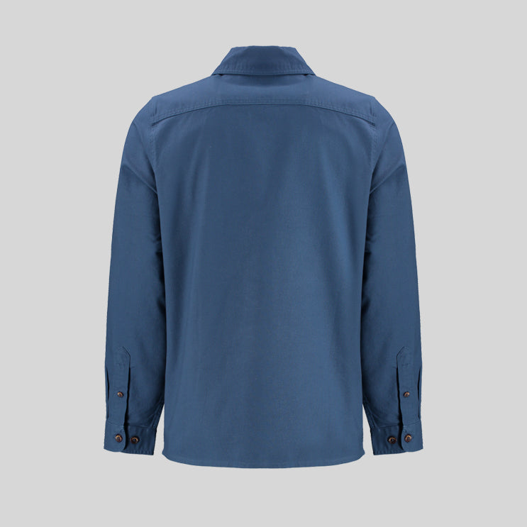 TWILL OVERSHIRT BLUE