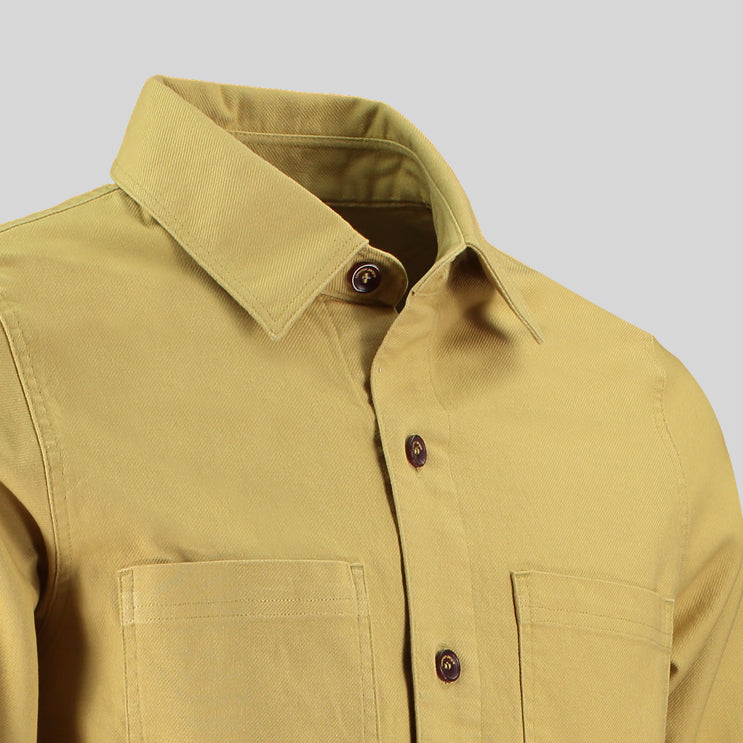 TWILL OVERSHIRT MUSTARD