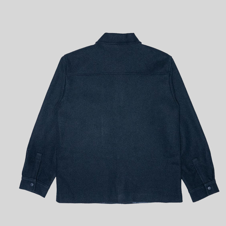 ZAC NAVY QUILTED OVERSHIRT