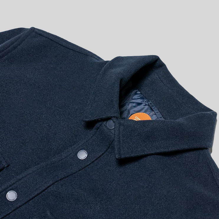 ZAC NAVY QUILTED OVERSHIRT