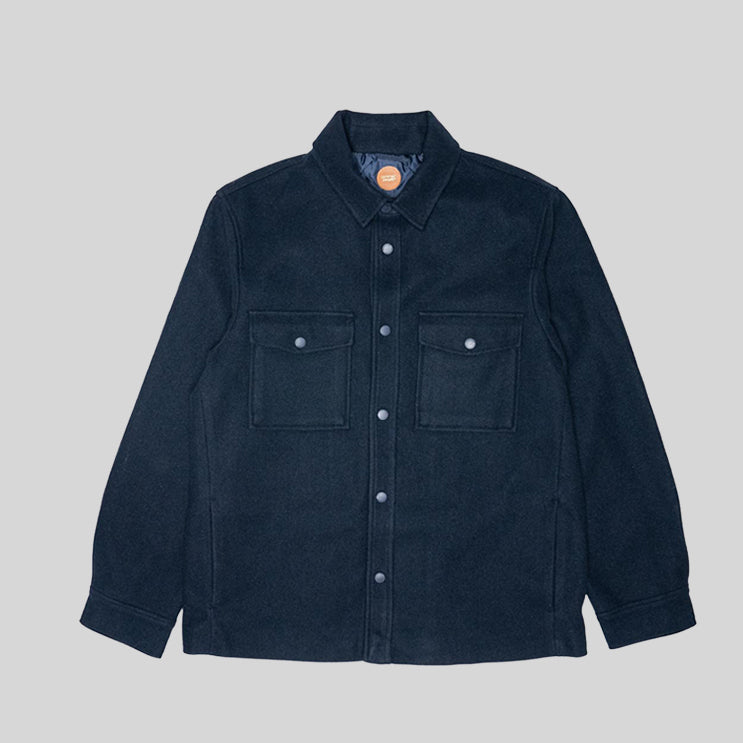 ZAC NAVY QUILTED OVERSHIRT